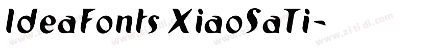 IdeaFonts XiaoSaTi字体转换